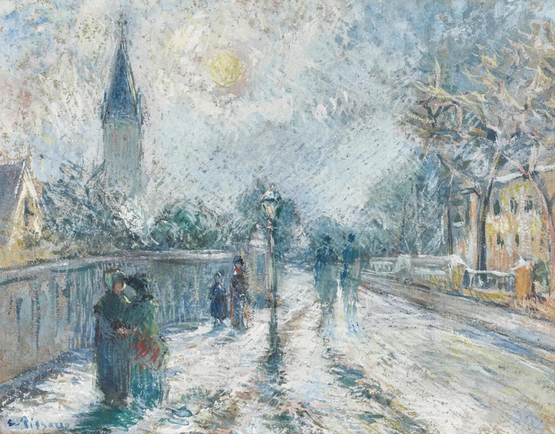 Alla helgons kyrka - Camille Pissarro