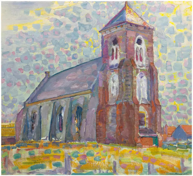 Zoutelande kyrka - Piet Mondrian