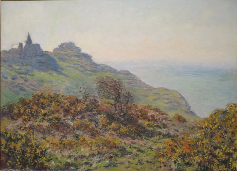 Kyrkan i Varengeville och Moutiers ravin - Claude Monet