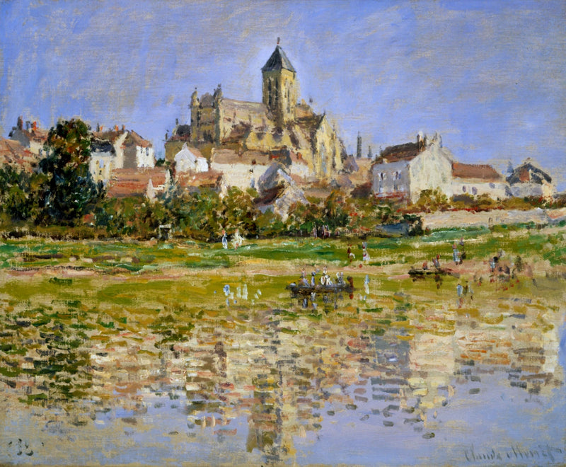 Kyrkan Vétheuil W531 - Claude Monet