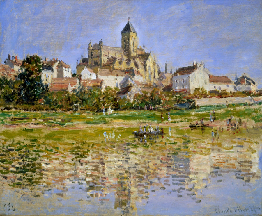 Kyrkan i Vétheuil - Claude Monet