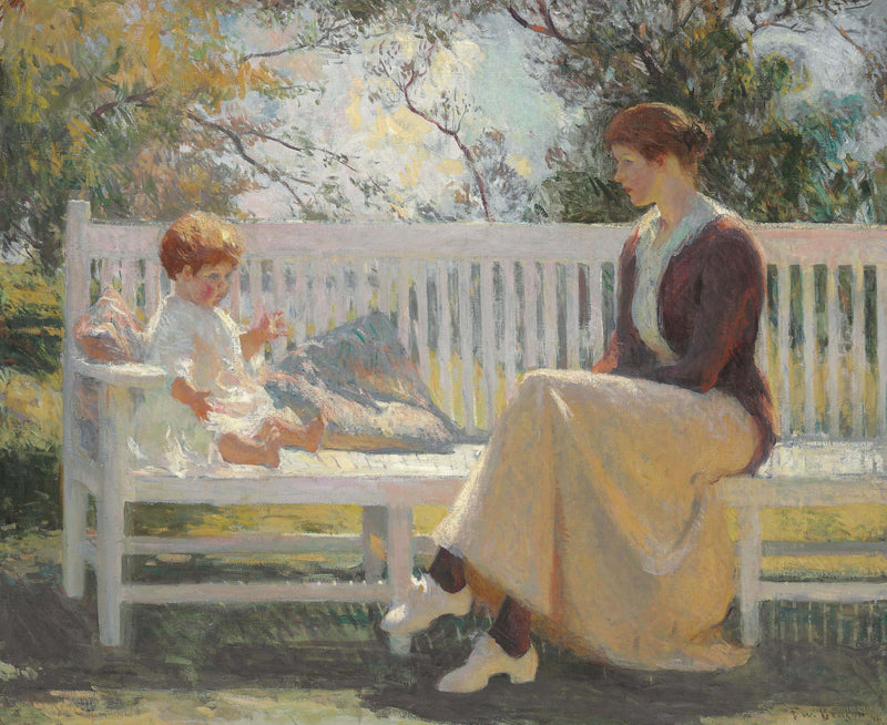 Éléonore och Benny - Frank Weston Benson