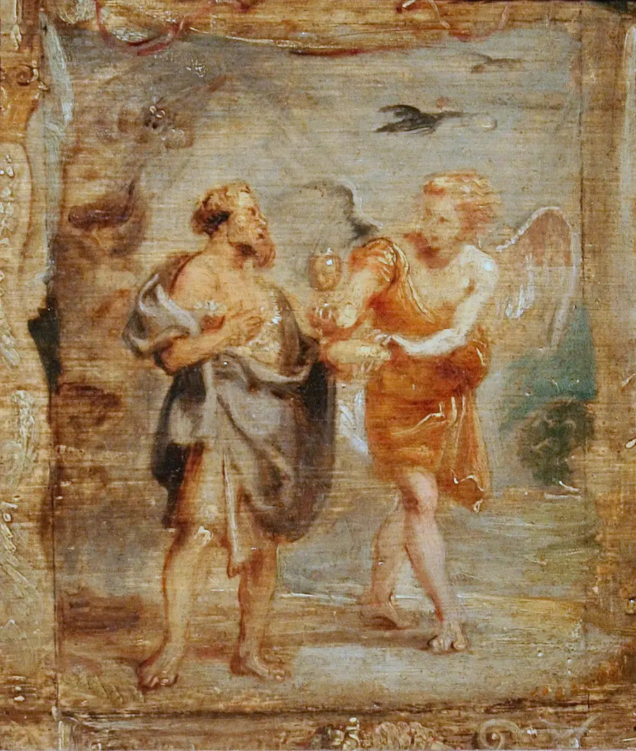 Élie och ängeln - Peter Paul Rubens