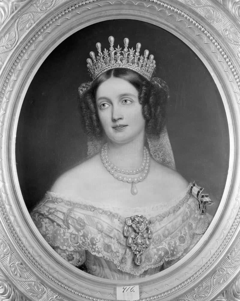 Elisabet (1801-1873), Preussens mor, Bayern prinsessa, grundare av kung Fredrik Vilhelm IV - Joseph Karl Stieler