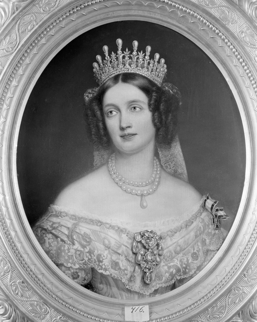 Elisabet (1801-1873), Preussens mor, Bayern prinsessa, grundare av kung Fredrik Vilhelm IV - Joseph Karl Stieler