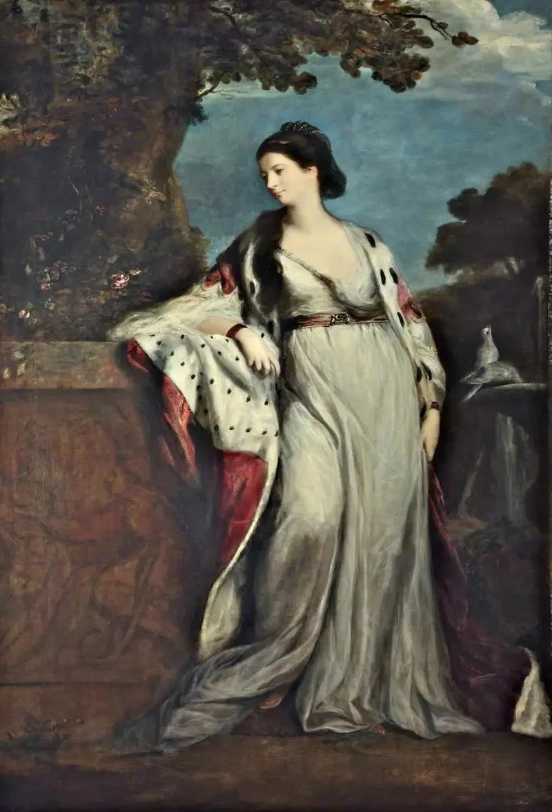 Elizabeth Gunning (1733–1790), hertiginna av Hamilton och Argyll - Joshua Reynolds