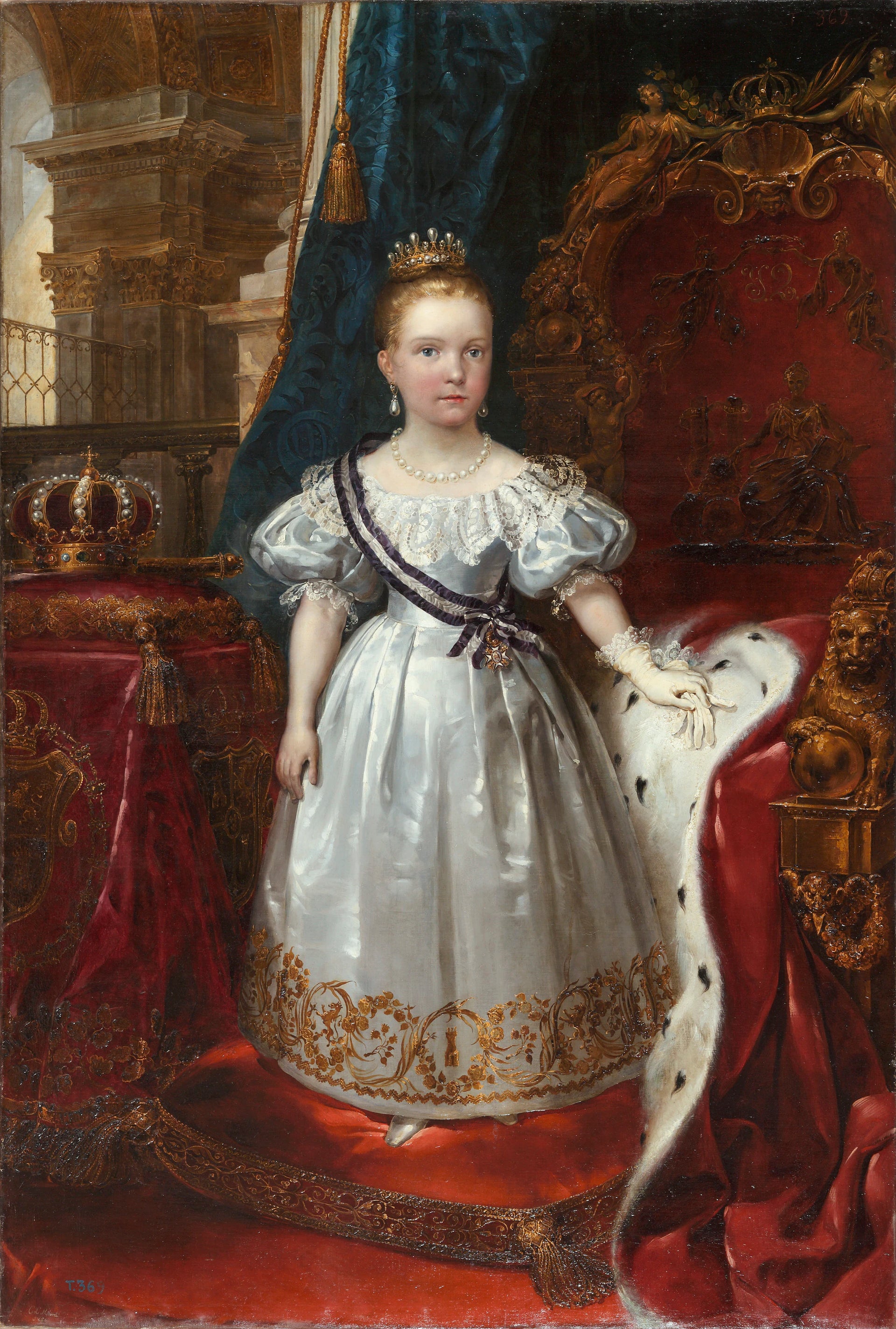 Elizabeth II, fille - Carlos Luis de Ribera y Fieve