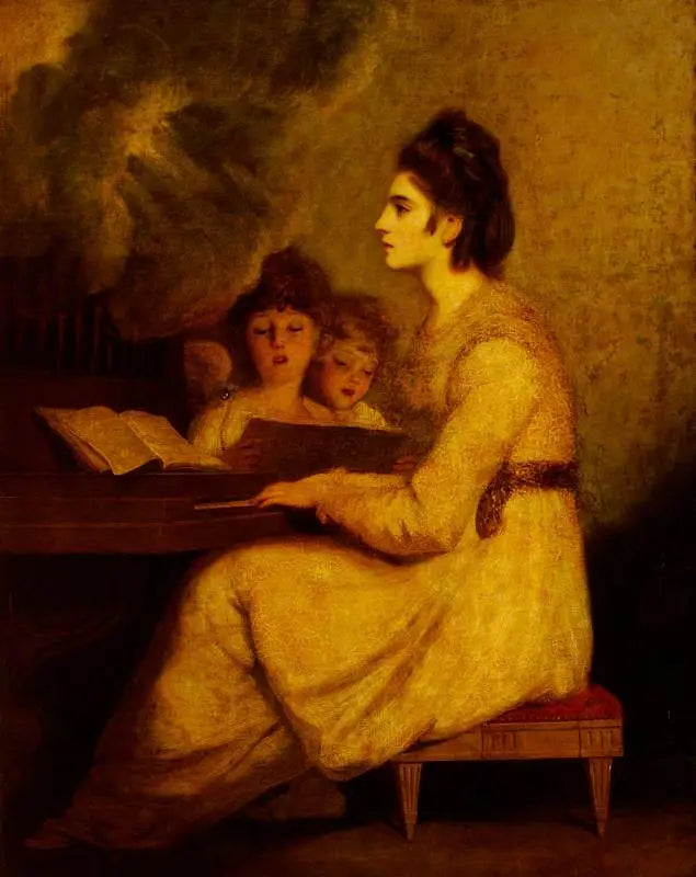 Elizabeth Linley (1754–1792), Mme Richard Brinsley Sheridan i rollen som Sankt Cecilia - Joshua Reynolds