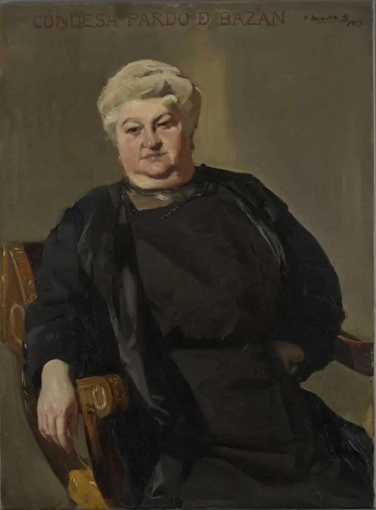 Emilia Pardo Bazán, Grevinna av Pardo Bazán - Joaquín Sorolla