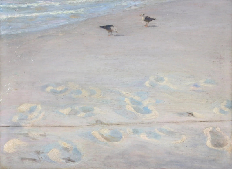 Fotavtryck i sanden - Peder Severin Krøyer