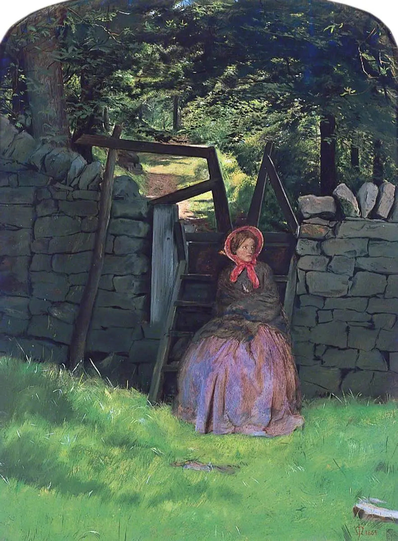 Väntar - John Everett Millais