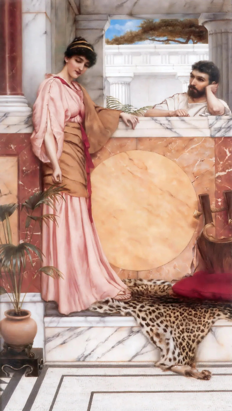 Väntar på svar - John William Godward