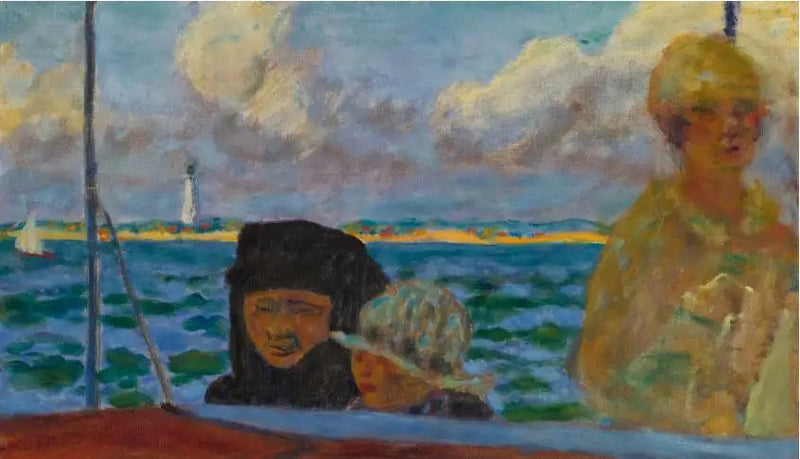 PÅ BÅT. EN PROMENAD PÅ HAVET - Pierre Bonnard