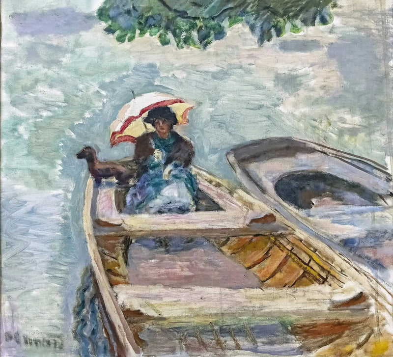I båt - Pierre Bonnard