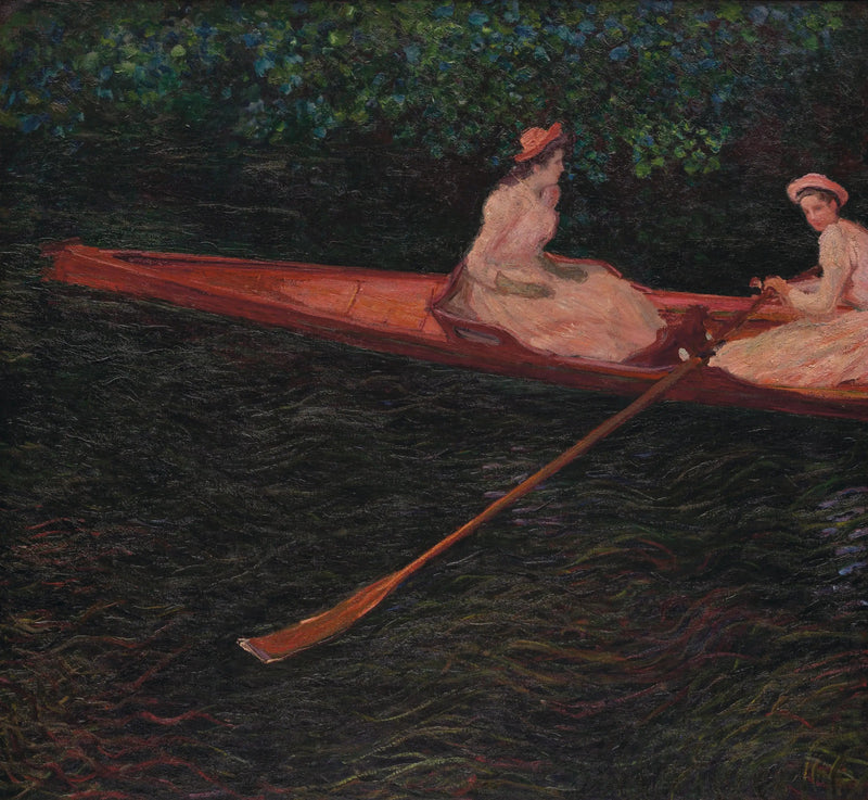 I en kanot på Epte - Claude Monet