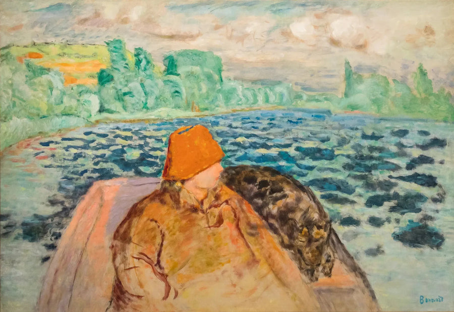 I en kanot, Vernon - Pierre Bonnard