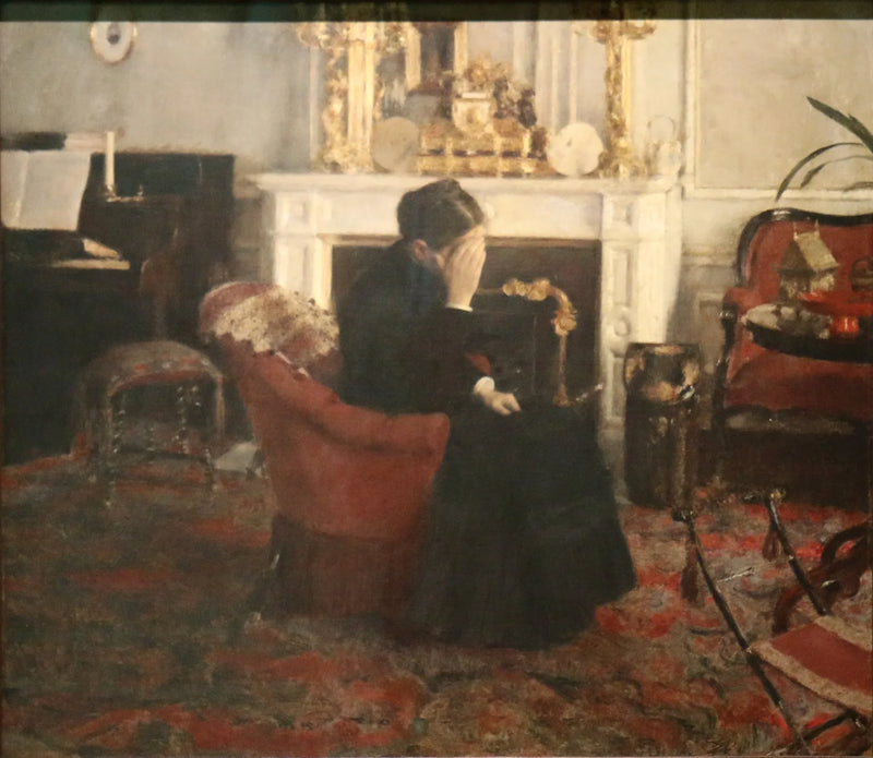när du lyssnar på Schumann - Fernand Khnopff
