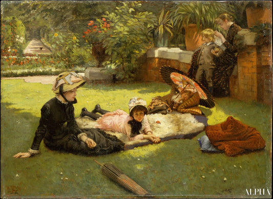 En plein soleil - James Tissot - Reproductions de tableaux et peintures haut de gamme