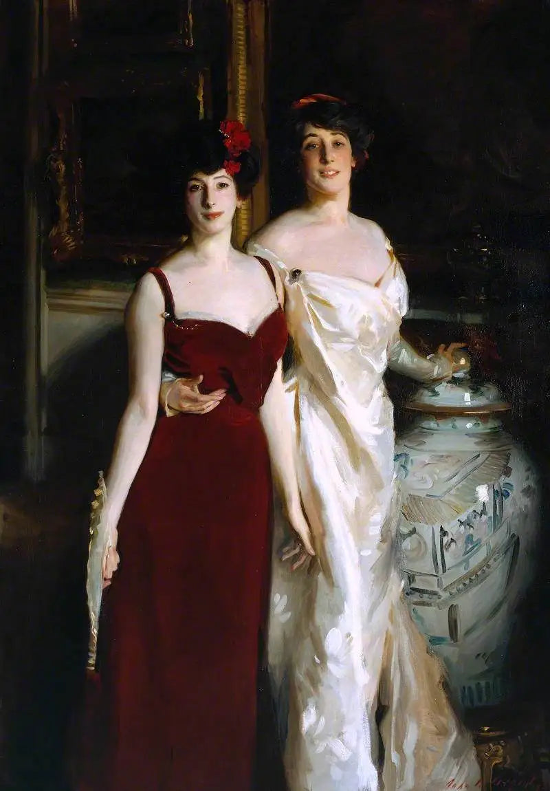 Ena och Betty, döttrar till Asher och fru Wertheimer - John Singer Sargent