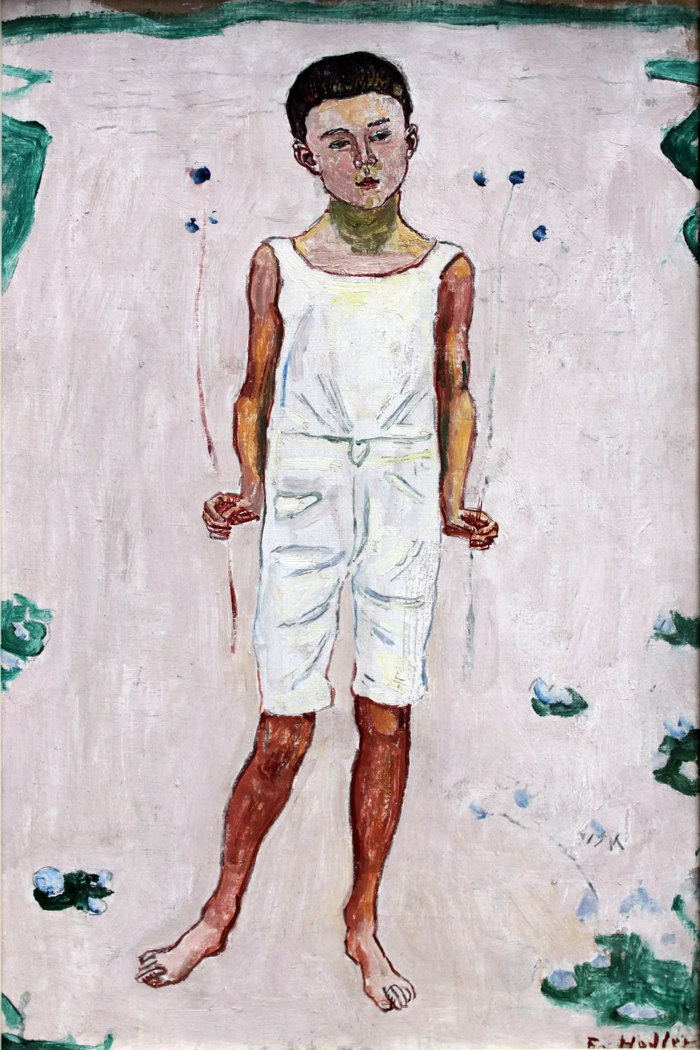 Enfance - Ferdinand Hodler image 1 copie peinte à la main à l’huile