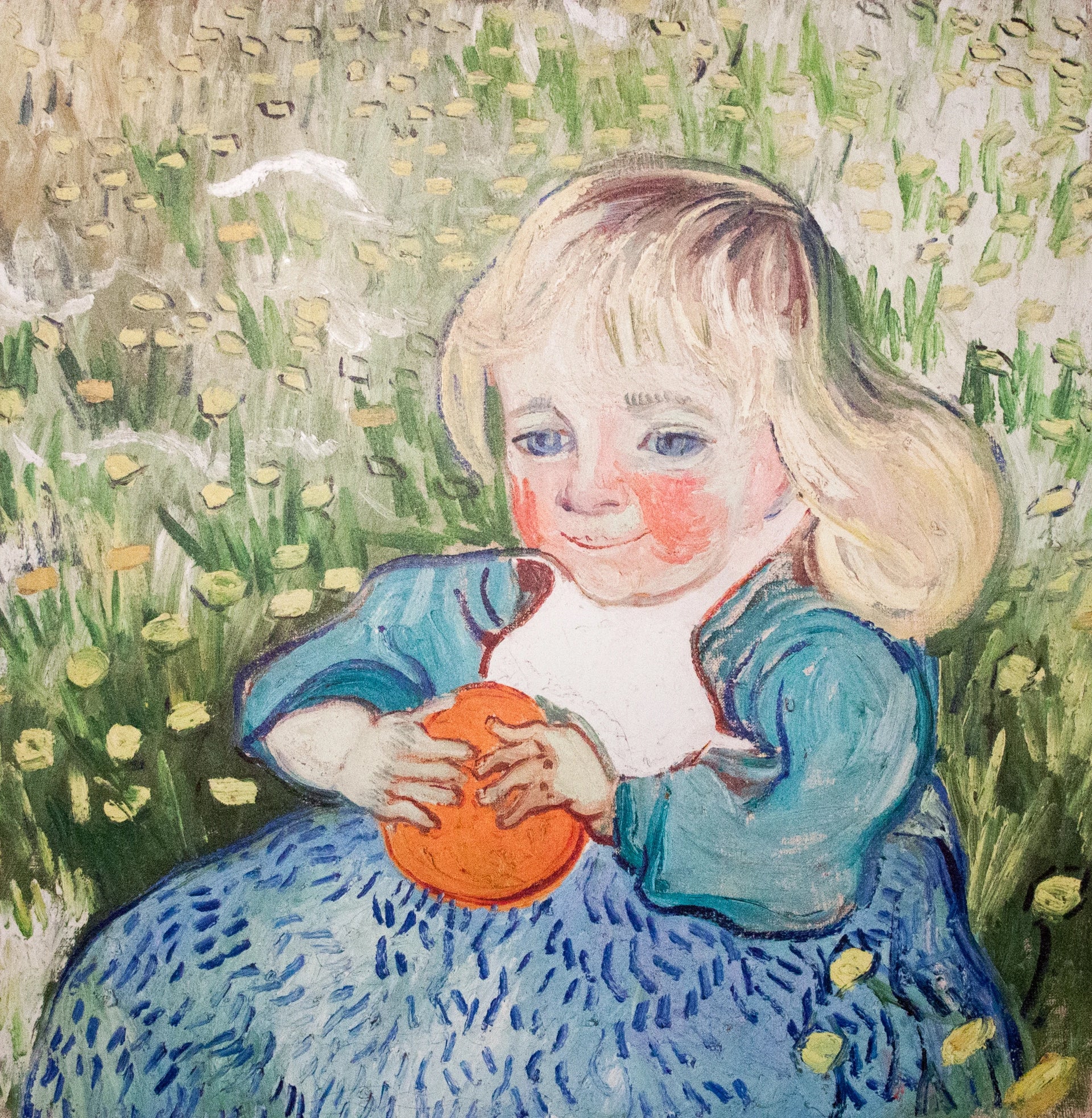 L’Enfant à l’orange, portrait peint par Vincent van Gogh à Auvers-sur-Oise en 1890