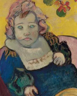 Barn med haklapp - Paul Gauguin