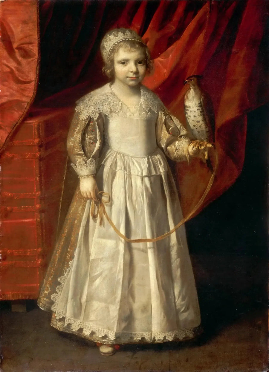 Barn med falk - Philippe de Champaigne