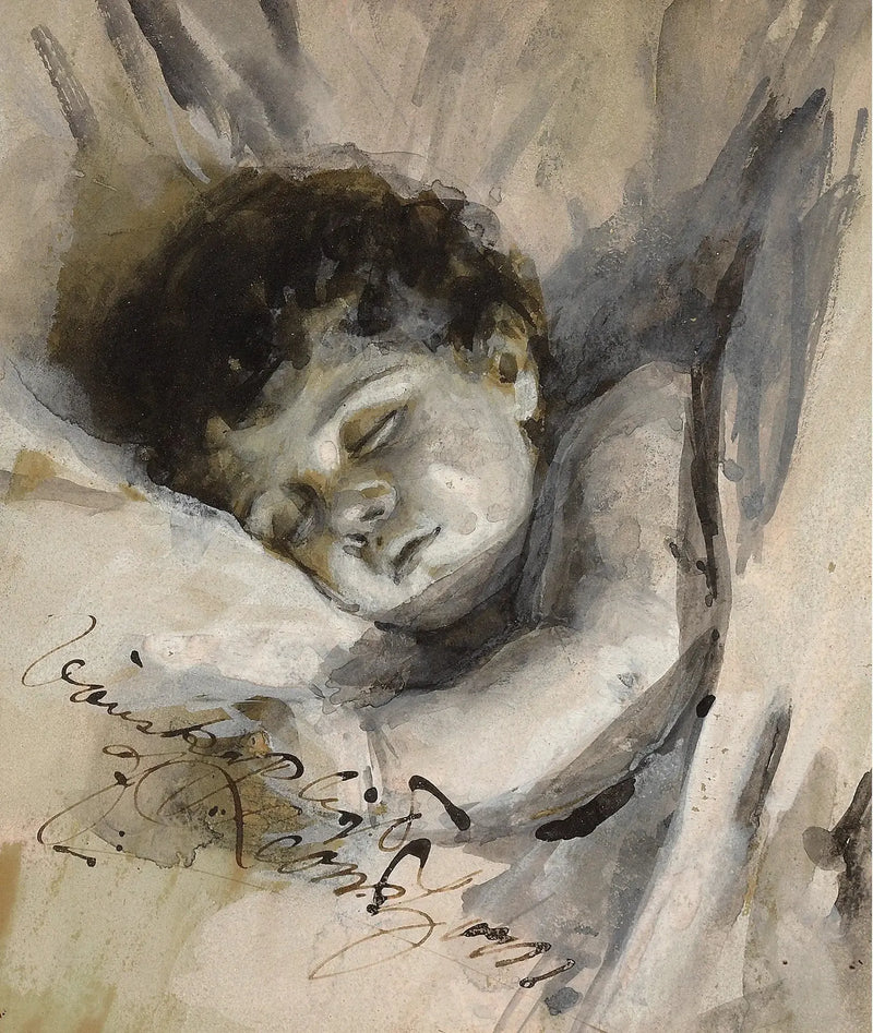 Sovande barn - Anders Zorn