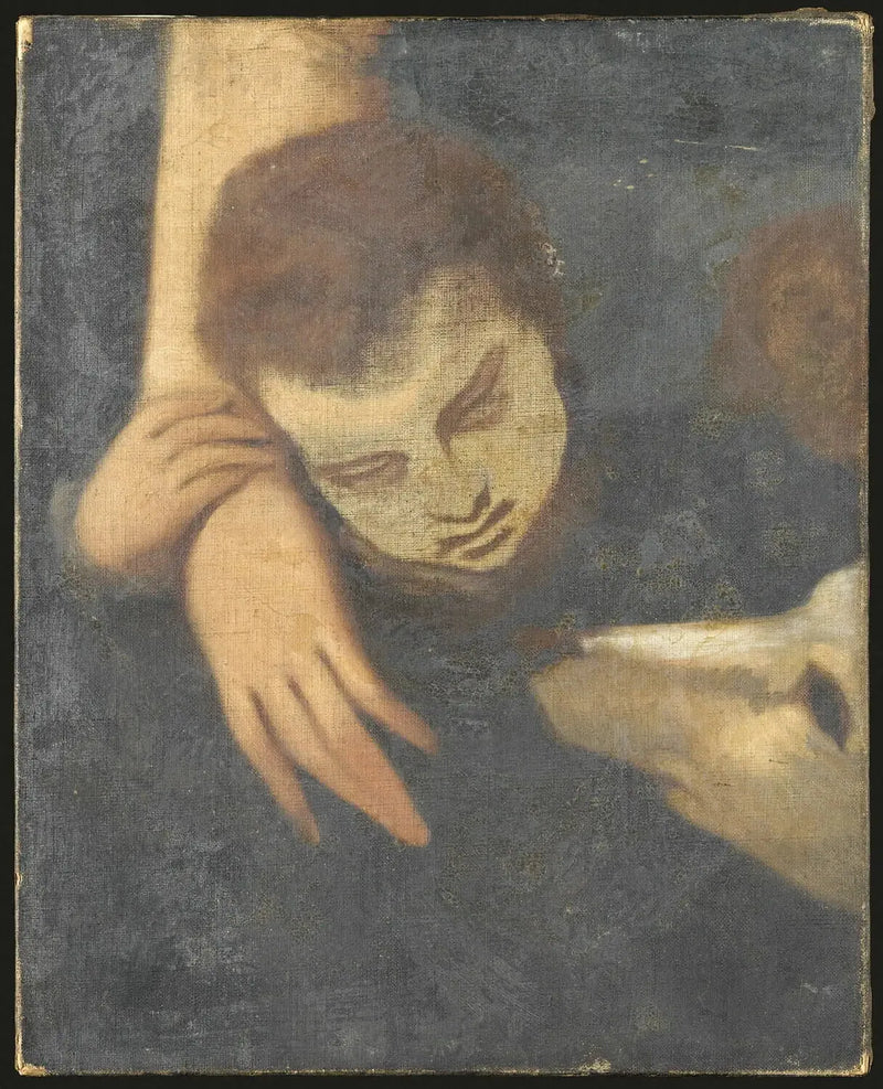 Barn och hund - Paul Véronèse