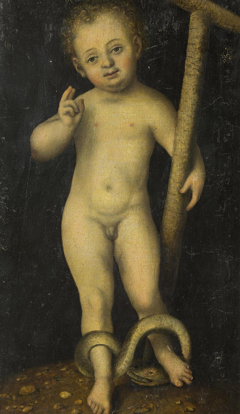 Barn Jesus - Lucas Cranach den äldre