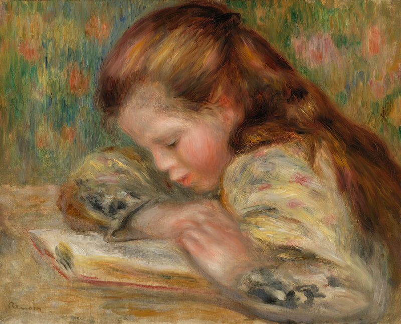 Barn som läser - Pierre-Auguste Renoir