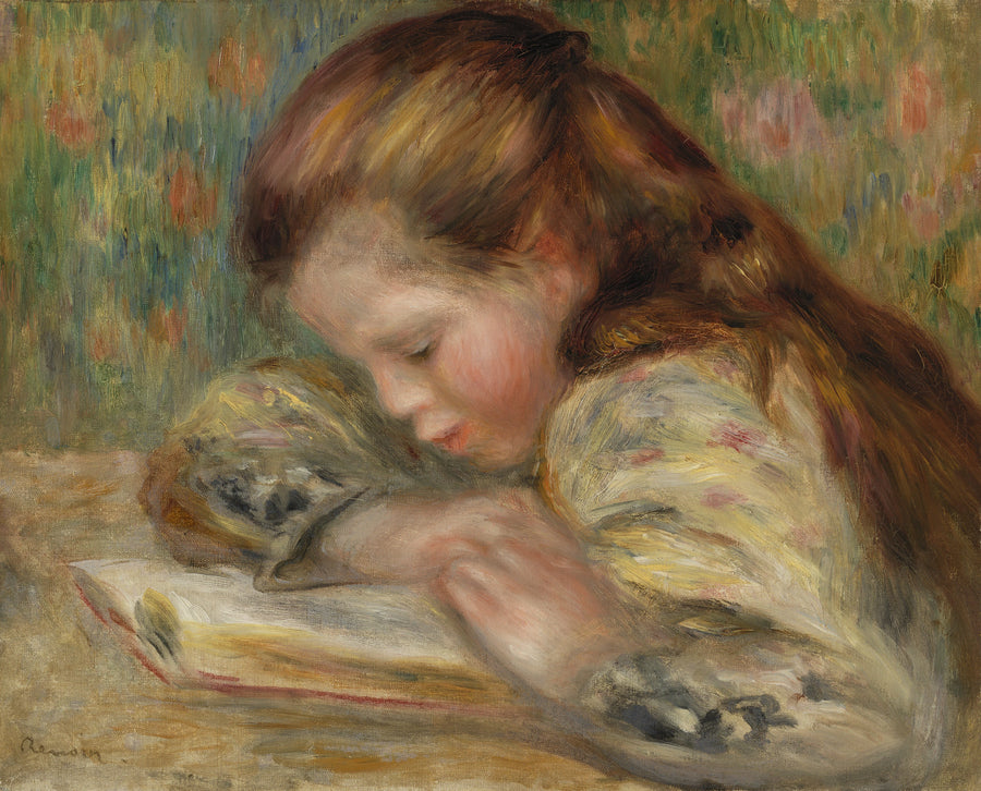 Barn som läser - Pierre-Auguste Renoir