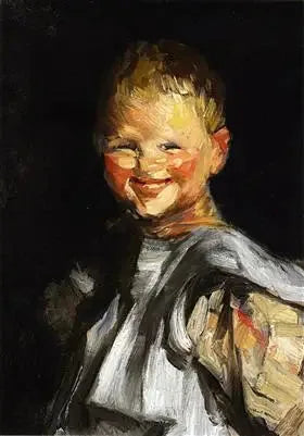 Barn som skrattar - Robert Henri