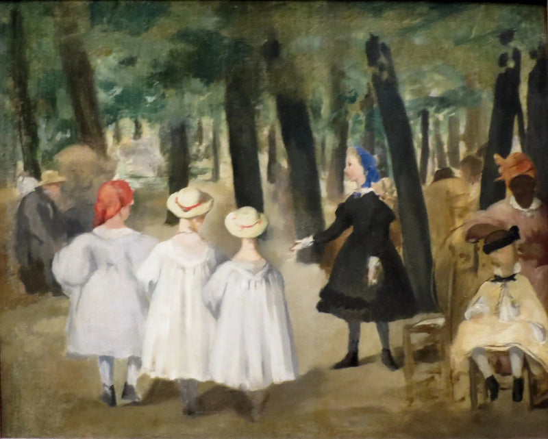 Barn i Tuilerierna - Édouard Manet