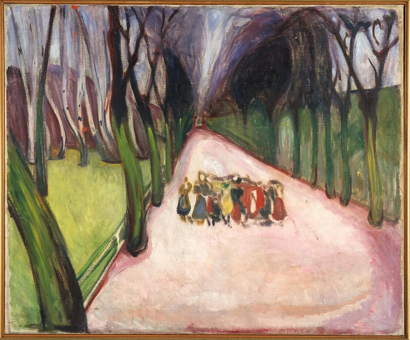 Barn på gatan - Edvard Munch