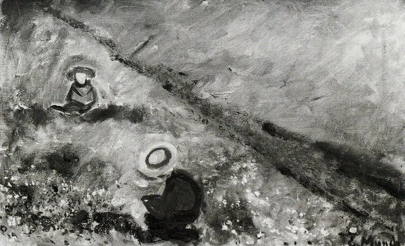 Barn i en blomstrande äng - Edvard Munch