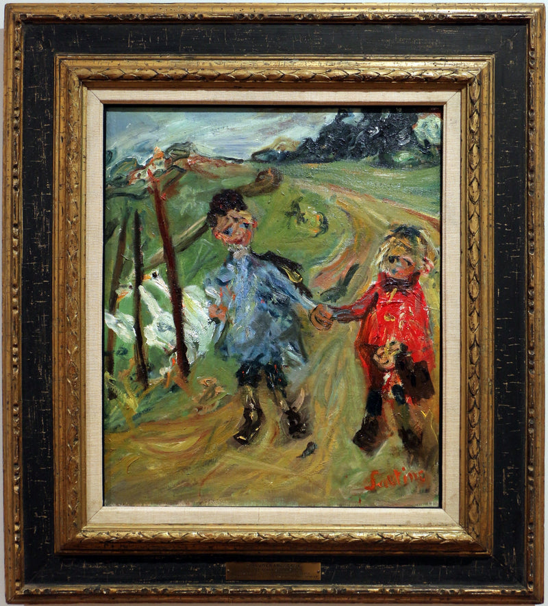 Barn och änder - Chaim Soutine