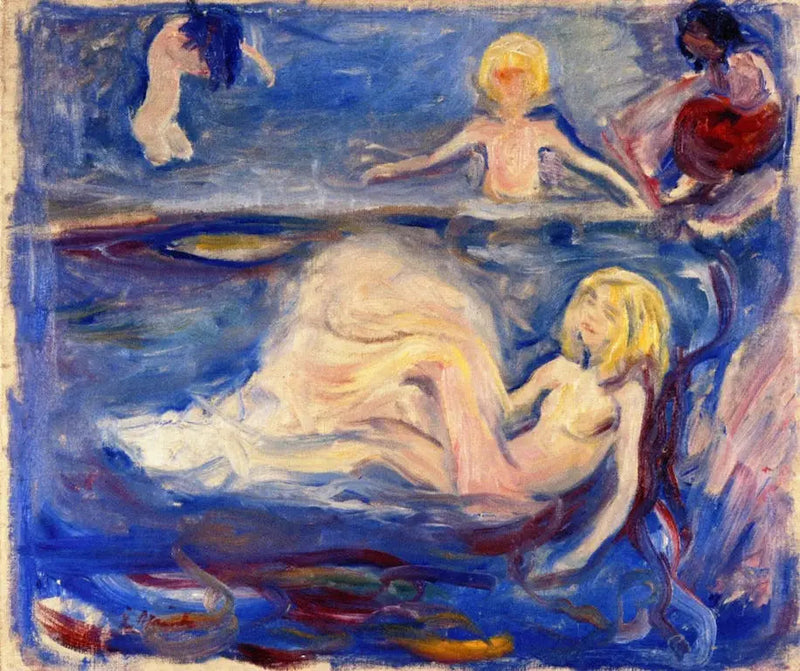 Barn som badar - Edvard Munch