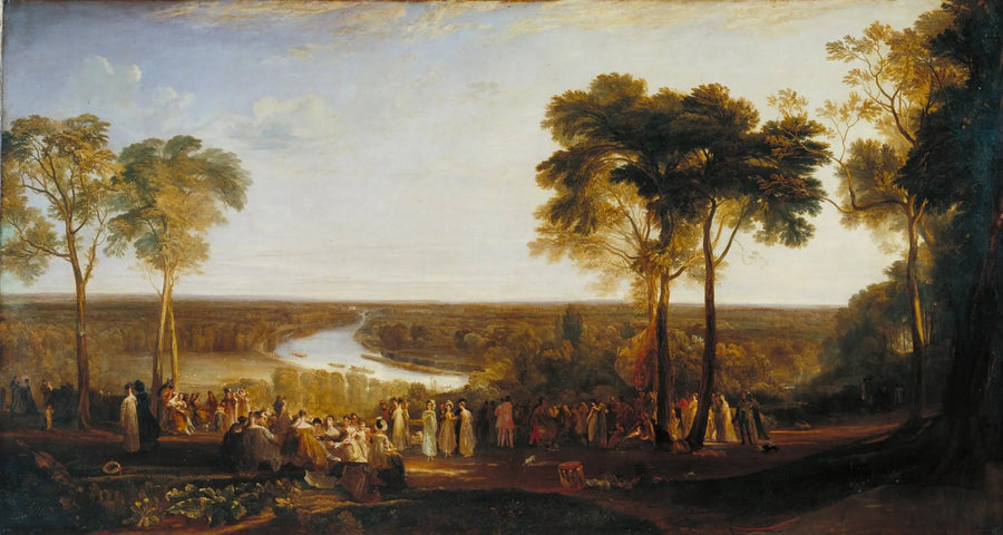 England: Richmond Hill, på Prinsregentens födelsedag - J. M. W. Turner