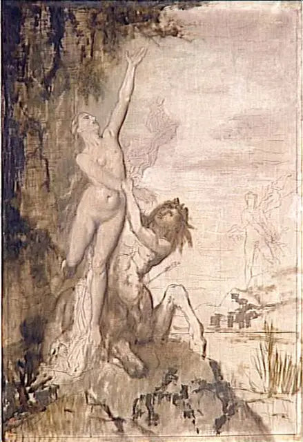Borttagning av Déjanire - Gustave Moreau