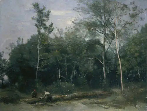 Mellan Coubron och Montfermeil - Jean-Baptiste Camille Corot