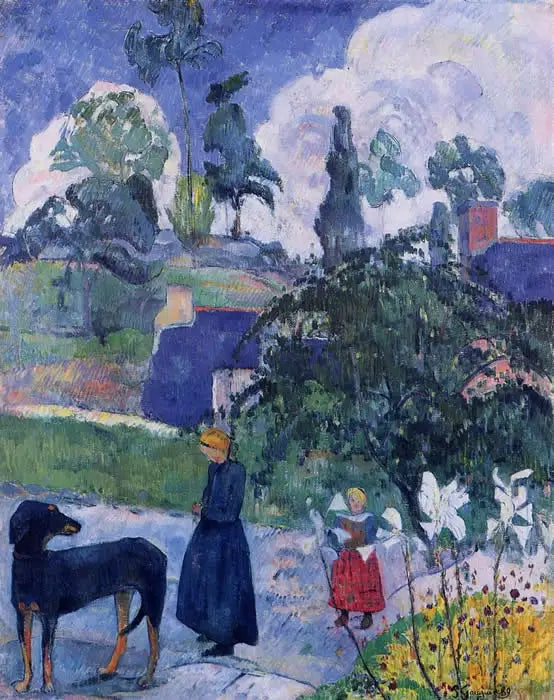 Mellan liljorna - Paul Gauguin