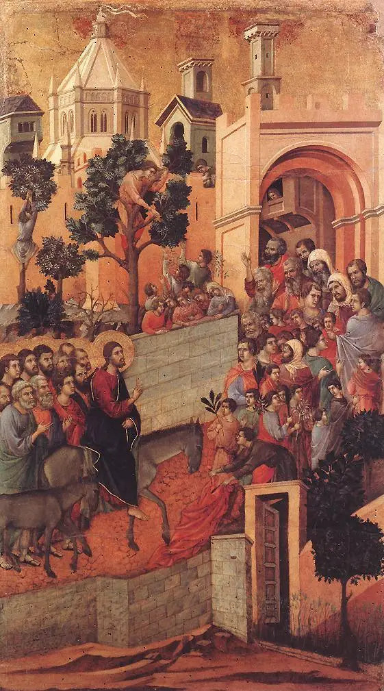 Entré till Jerusalem - Duccio di Buoninsegna