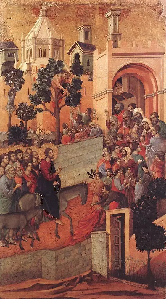 Entré till Jerusalem - Duccio di Buoninsegna