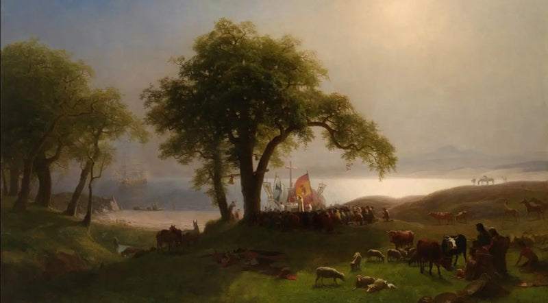 Ingång till Monterey - Albert Bierstadt