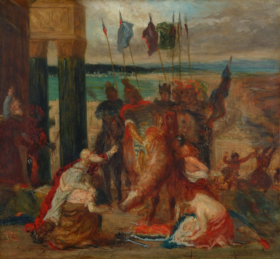 Korsfararnas inträde i Konstantinopel - Edgar Degas