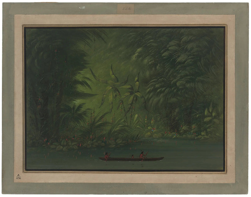 Ingång till en lagun, Amazons strand - George Catlin