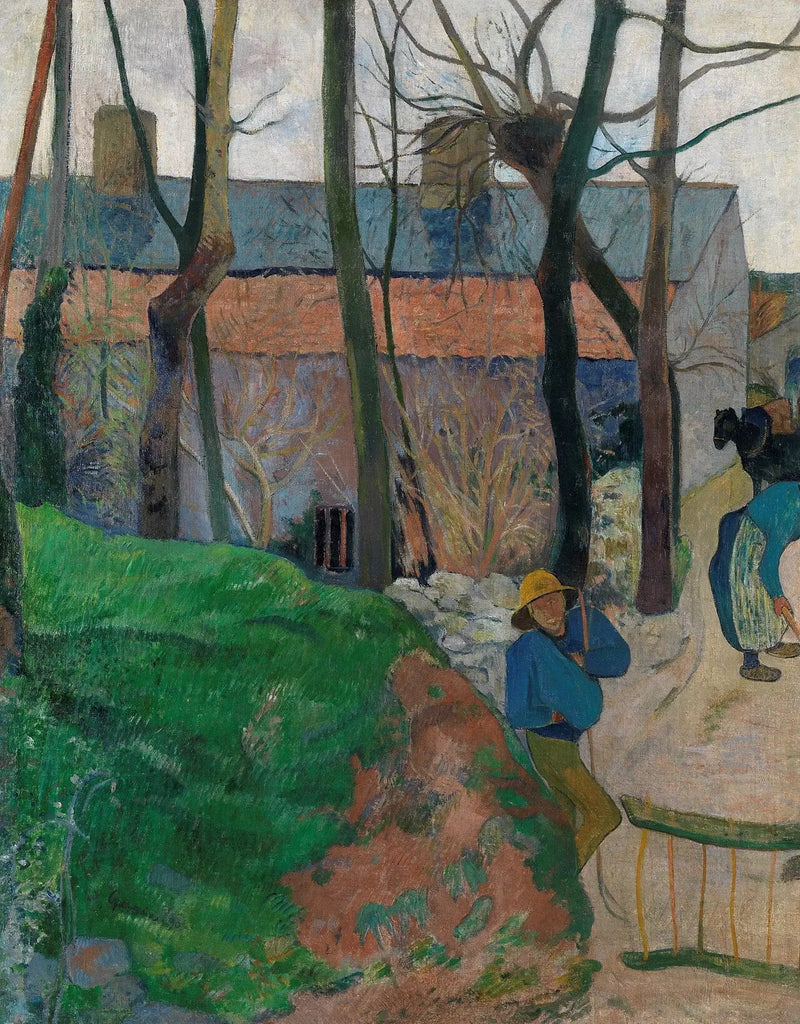 Bondgårdsinträde - Paul Gauguin
