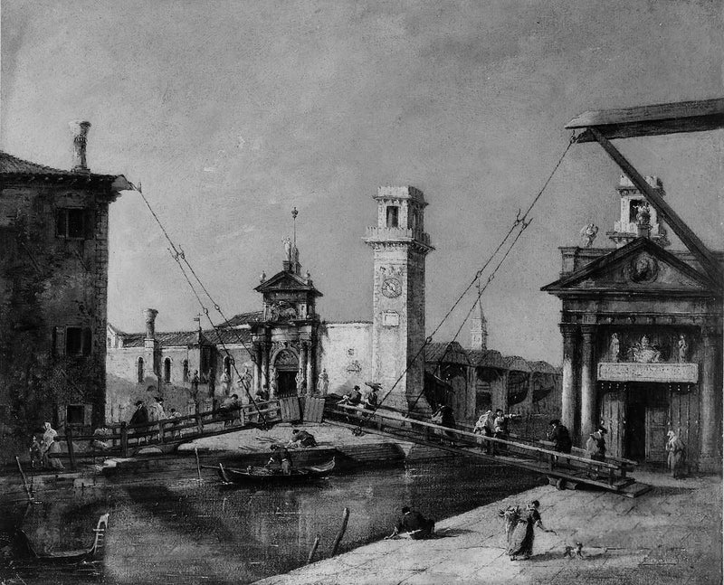 Entré till Arsenal, Venedig - Francesco Guardi