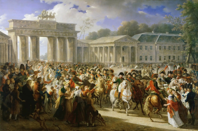 Napoleon I:s intåg i Berlin, 27 oktober 1806 - Charles Meynier